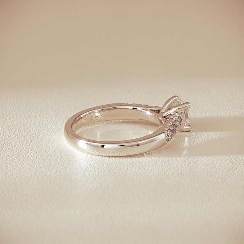 18ct White Gold .80ct Diamond Phoenix Ring - Ring - Walker & Hall