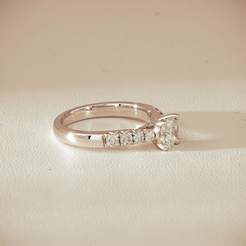 18ct White Gold .80ct Diamond Phoenix Ring - Ring - Walker & Hall
