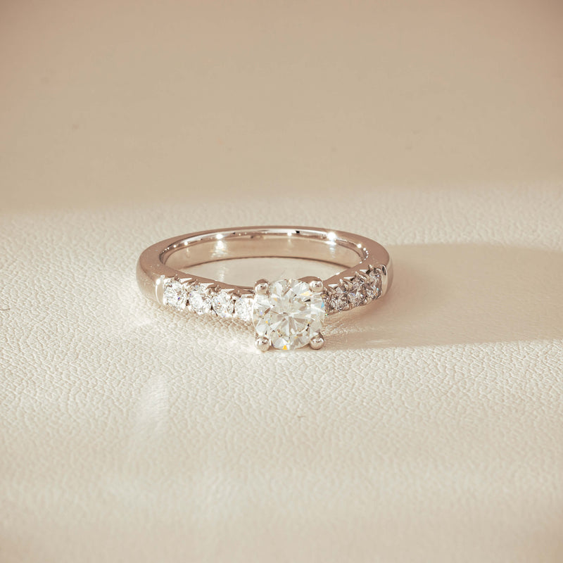 18ct White Gold .80ct Diamond Phoenix Ring - Ring - Walker & Hall
