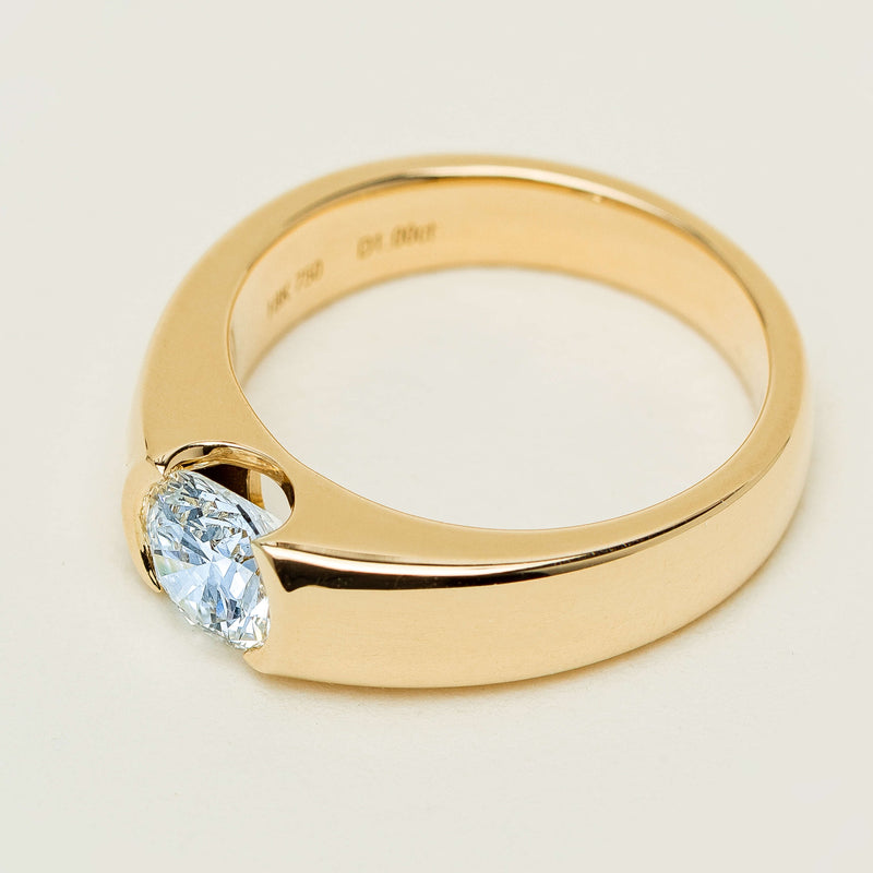 18ct Yellow Gold 1.00ct Diamond Astrid Ring - Ring - Walker & Hall