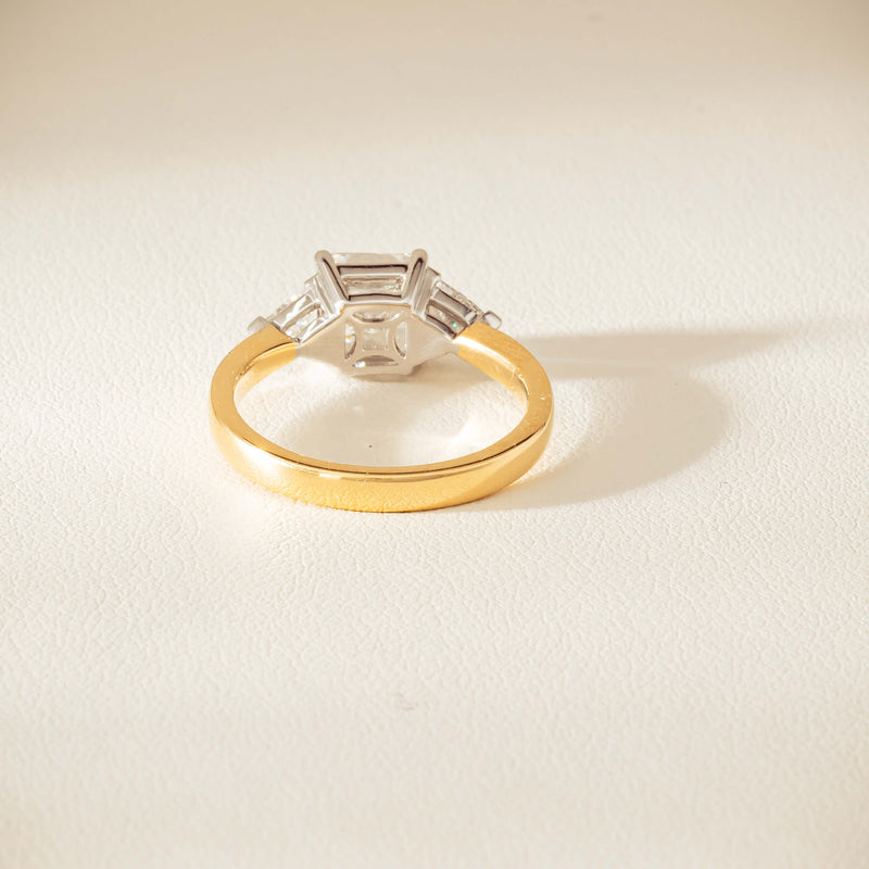 18ct Yellow & White Gold 2.01ct G SI1 Diamond Ring - Ring - Walker & Hall