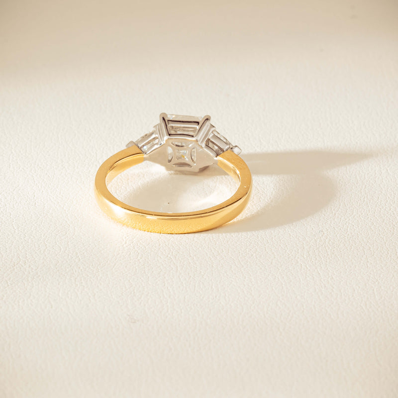 18ct Yellow & White Gold 2.01ct G SI1 Diamond Ring - Ring - Walker & Hall