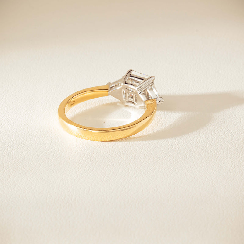 18ct Yellow & White Gold 2.01ct G SI1 Diamond Ring - Ring - Walker & Hall