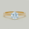 18ct Yellow Gold 1.00ct Reclaimed Diamond Nova Ring - Ring - Walker & Hall