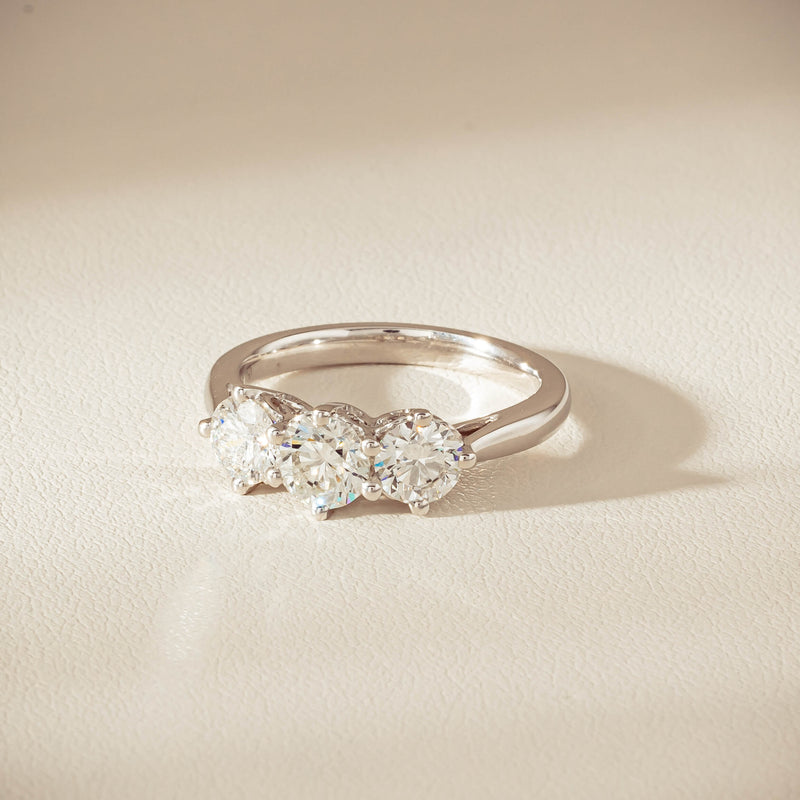 18ct White Gold 1.70ct Diamond Coronado Ring - Ring - Walker & Hall