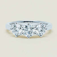18ct White Gold 1.70ct Diamond Coronado Ring - Ring - Walker & Hall