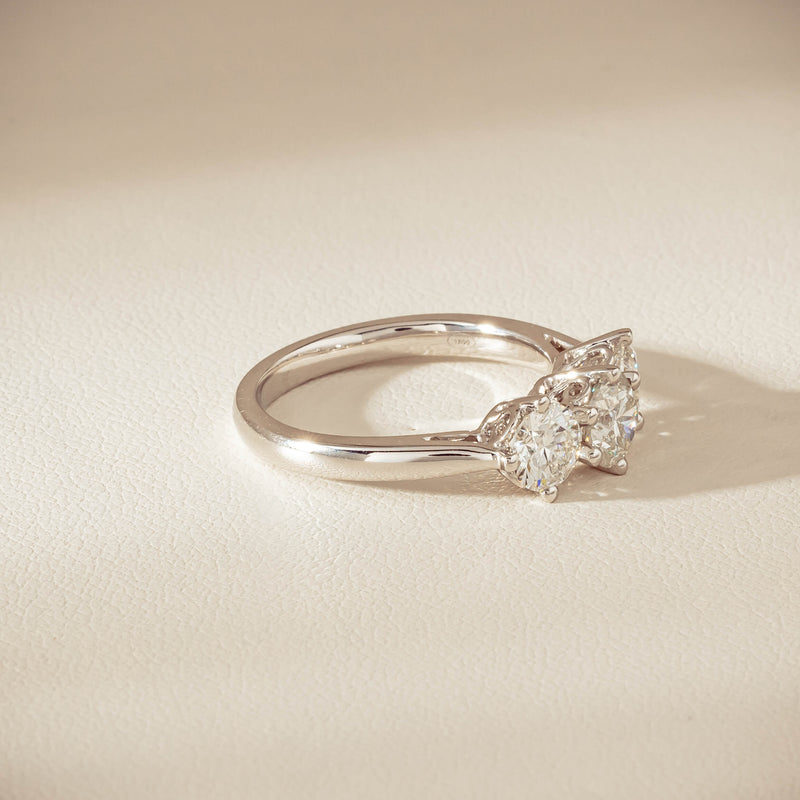 18ct White Gold 1.70ct Diamond Coronado Ring - Ring - Walker & Hall