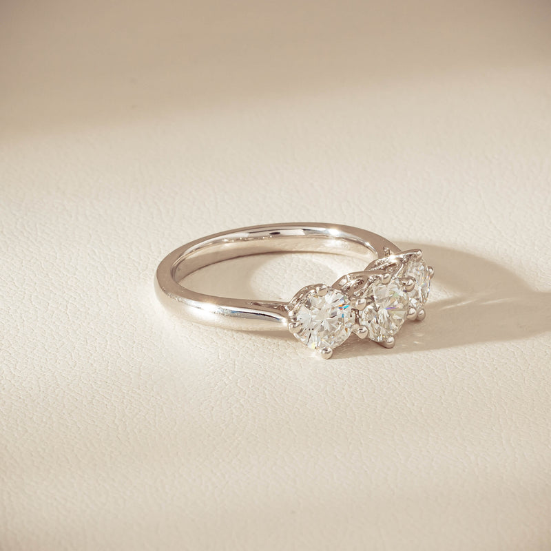 18ct White Gold 1.70ct Diamond Coronado Ring - Ring - Walker & Hall