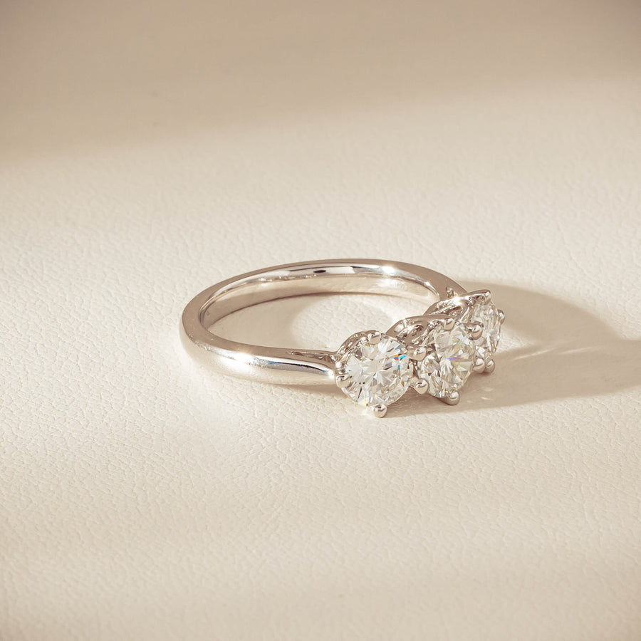 18ct White Gold 1.70ct Diamond Coronado Ring - Ring - Walker & Hall