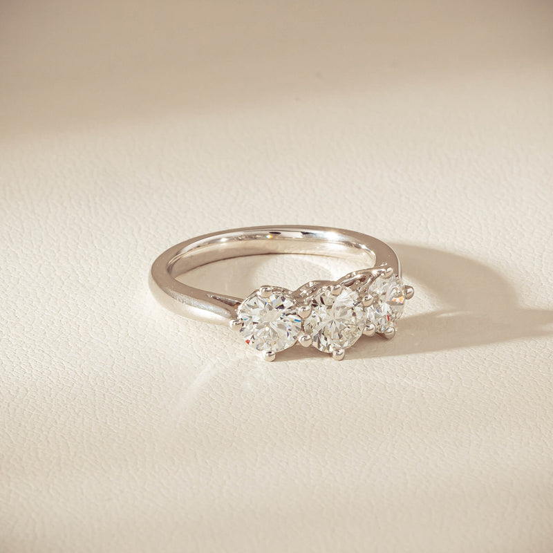 18ct White Gold 1.70ct Diamond Coronado Ring - Ring - Walker & Hall