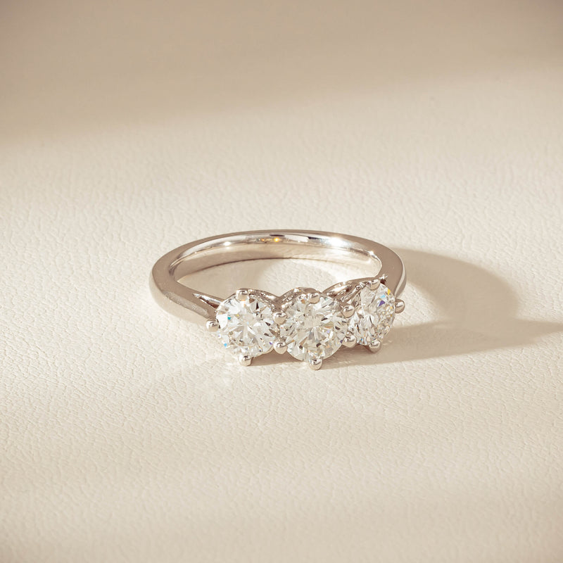 18ct White Gold 1.70ct Diamond Coronado Ring - Ring - Walker & Hall