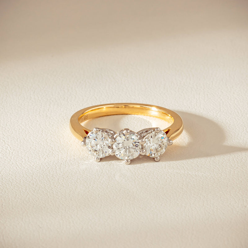 18ct Yellow Gold 1.40ct Diamond Coronado Ring - Ring - Walker & Hall