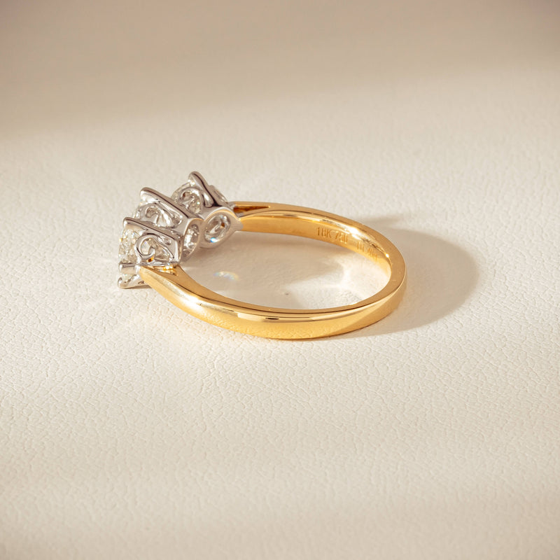 18ct Yellow Gold 1.40ct Diamond Coronado Ring - Ring - Walker & Hall