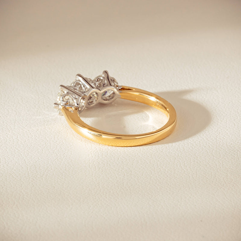 18ct Yellow Gold 1.40ct Diamond Coronado Ring - Ring - Walker & Hall