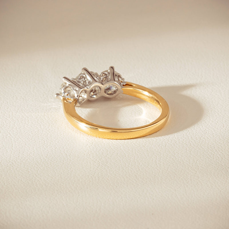 18ct Yellow Gold 1.40ct Diamond Coronado Ring - Ring - Walker & Hall