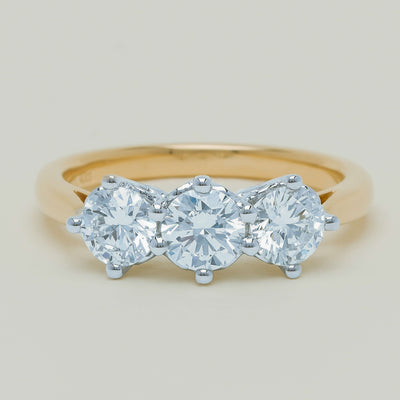 18ct Yellow Gold 1.40ct Diamond Coronado Ring - Ring - Walker & Hall