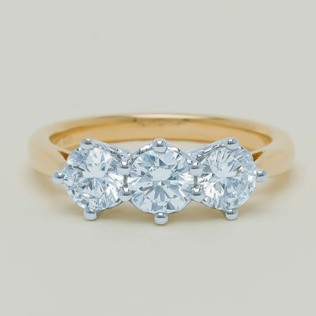 18ct Yellow Gold 1.40ct Diamond Coronado Ring - Ring - Walker & Hall