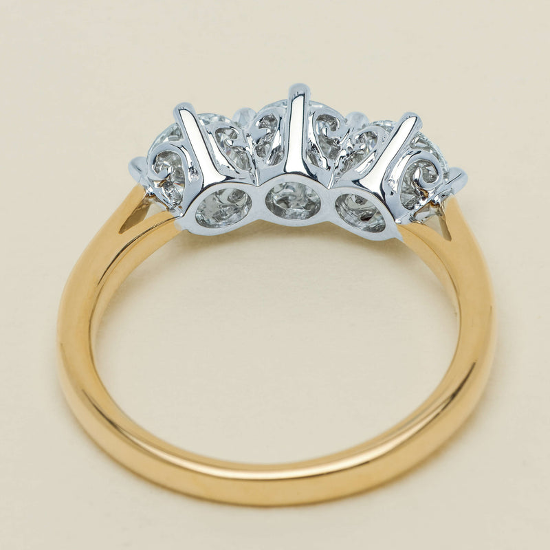 18ct Yellow Gold 1.40ct Diamond Coronado Ring - Ring - Walker & Hall