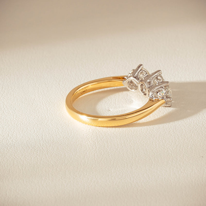 18ct Yellow Gold 1.40ct Diamond Coronado Ring - Ring - Walker & Hall