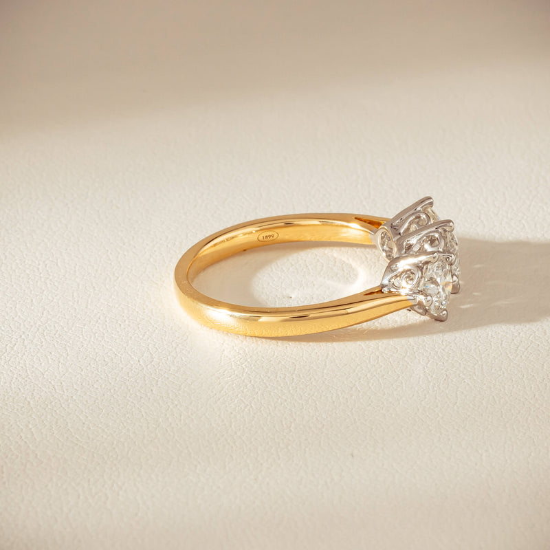 18ct Yellow Gold 1.40ct Diamond Coronado Ring - Ring - Walker & Hall