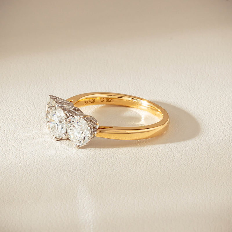 18ct Yellow Gold 2.00ct Diamond Coronado Ring - Ring - Walker & Hall