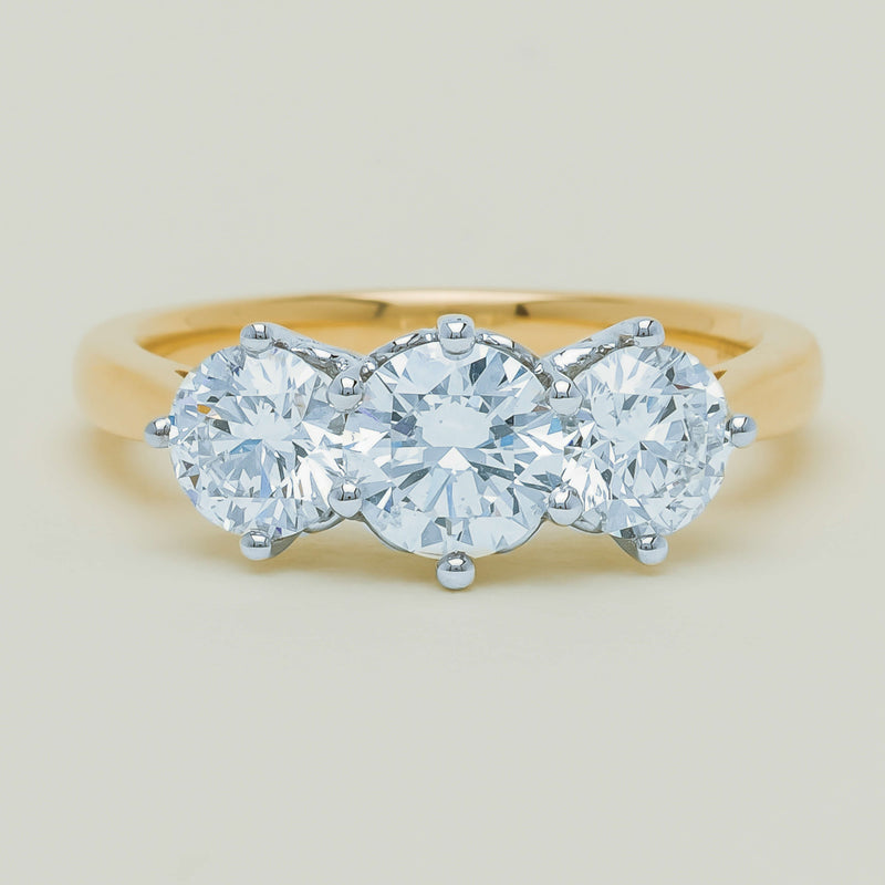 18ct Yellow Gold 2.00ct Diamond Coronado Ring - Ring - Walker & Hall
