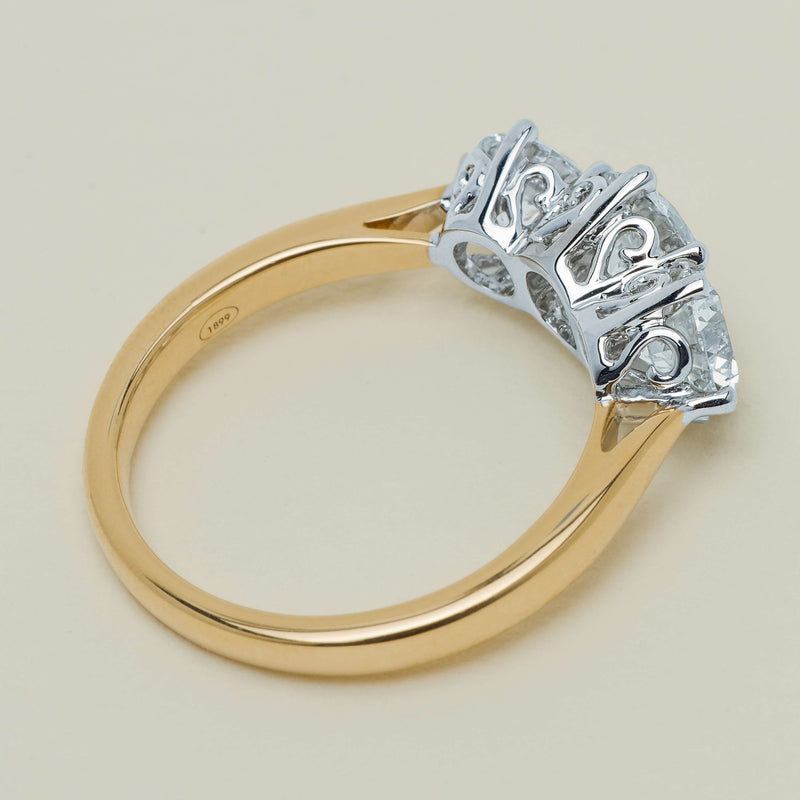 18ct Yellow Gold 2.00ct Diamond Coronado Ring - Ring - Walker & Hall