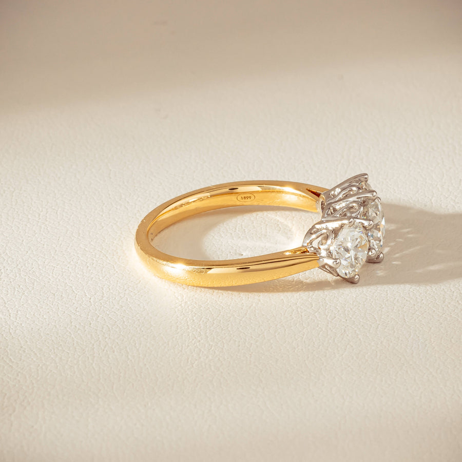 18ct Yellow Gold 2.00ct Diamond Coronado Ring - Ring - Walker & Hall