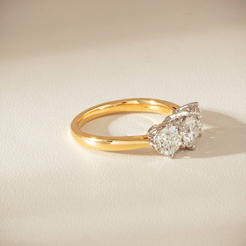 18ct Yellow Gold 2.00ct Diamond Coronado Ring - Ring - Walker & Hall