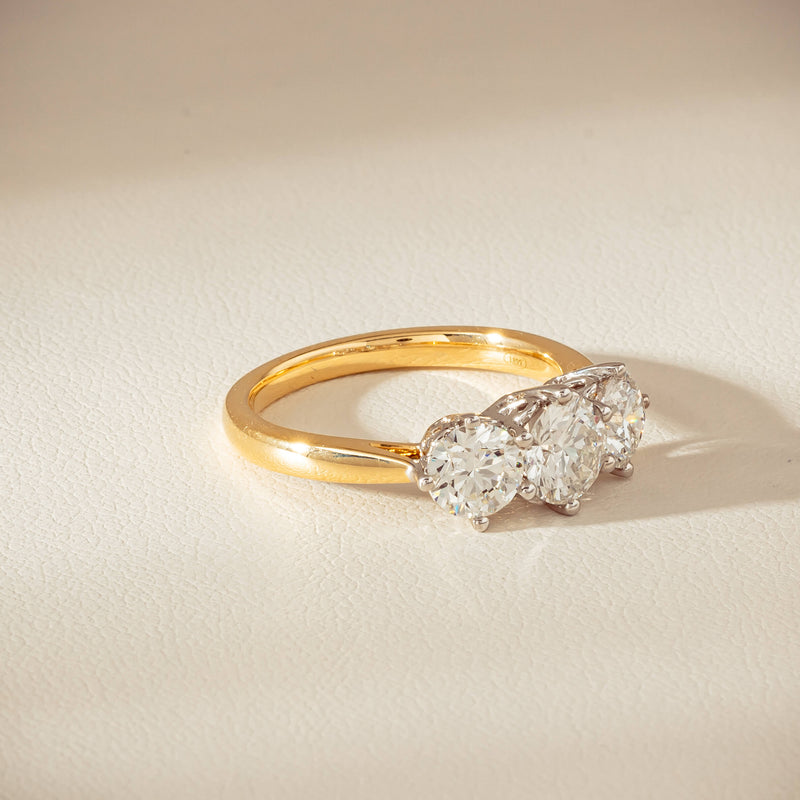 18ct Yellow Gold 2.00ct Diamond Coronado Ring - Ring - Walker & Hall