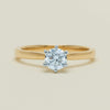 18ct Yellow Gold .60ct Reclaimed Diamond Capri Ring - Ring - Walker & Hall