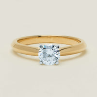 18ct Yellow Gold .72ct Reclaimed Diamond Venetian Ring - Ring - Walker & Hall
