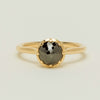 18ct Yellow Gold 1.07ct Black Diamond Solitaire Ring - Ring - Walker & Hall