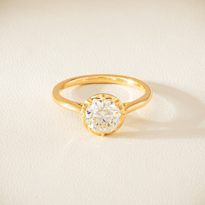 18ct Yellow Gold 1.50ct VS2 Diamond Dawn Ring - Ring - Walker & Hall