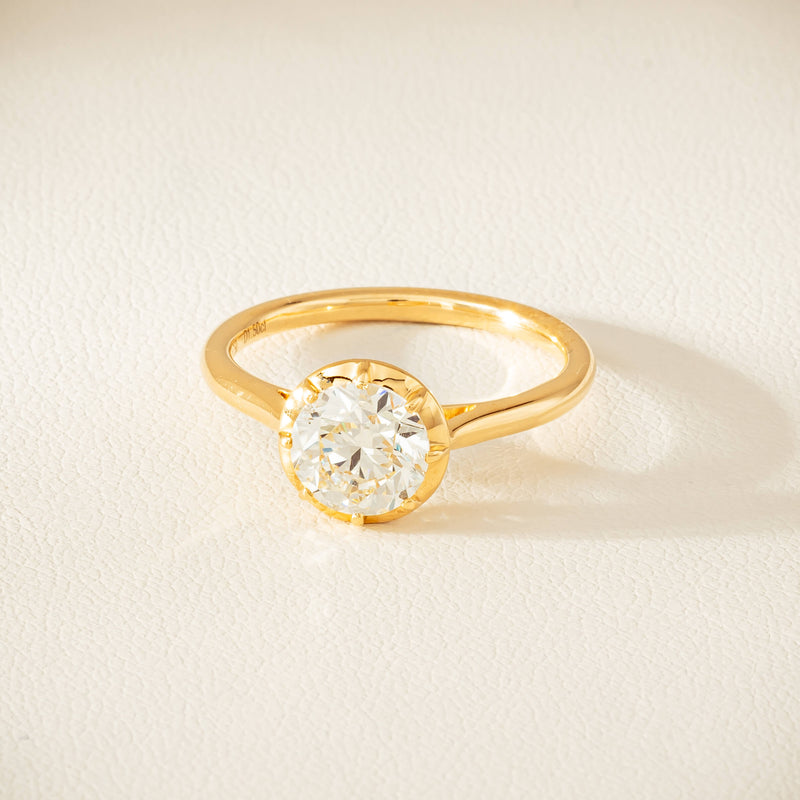 18ct Yellow Gold 1.50ct VS2 Diamond Dawn Ring - Ring - Walker & Hall