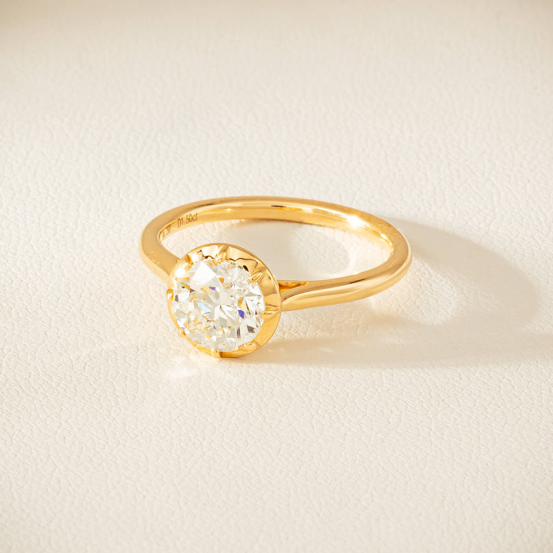 18ct Yellow Gold 1.50ct Diamond Dawn Ring - Ring - Walker & Hall