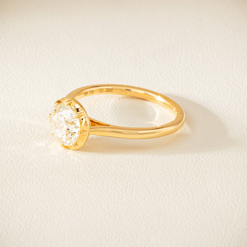 18ct Yellow Gold 1.50ct Diamond Dawn Ring - Ring - Walker & Hall