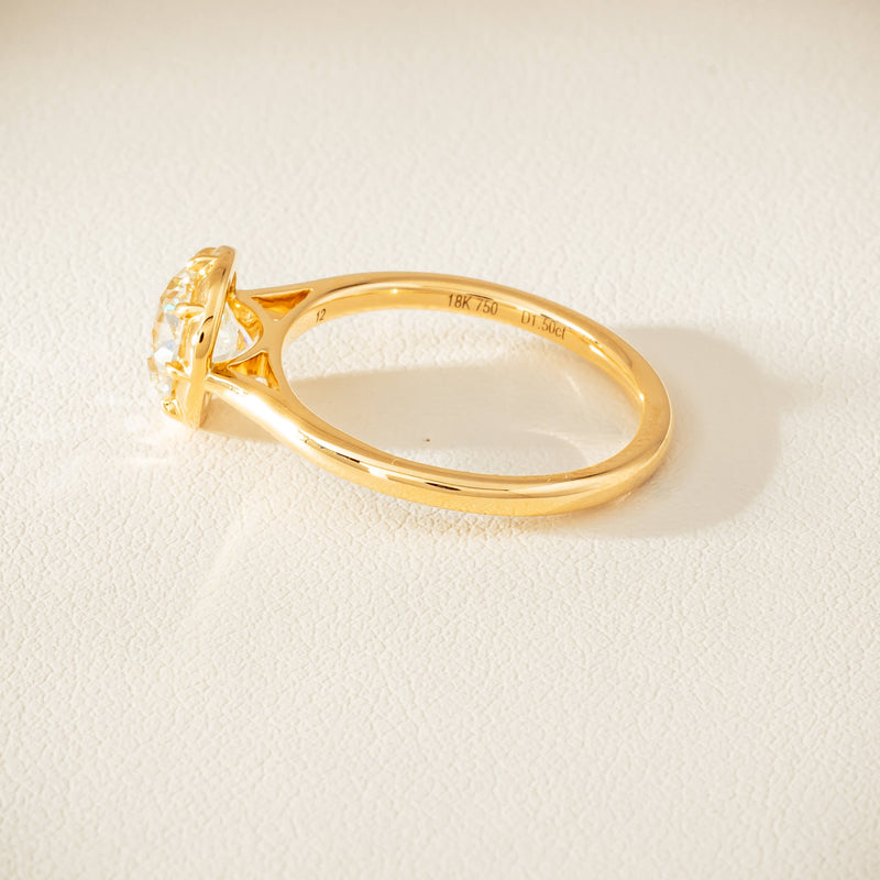 18ct Yellow Gold 1.50ct Diamond Dawn Ring - Ring - Walker & Hall