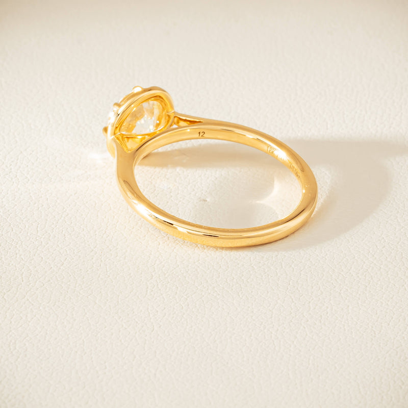 18ct Yellow Gold 1.50ct VS2 Diamond Dawn Ring - Ring - Walker & Hall