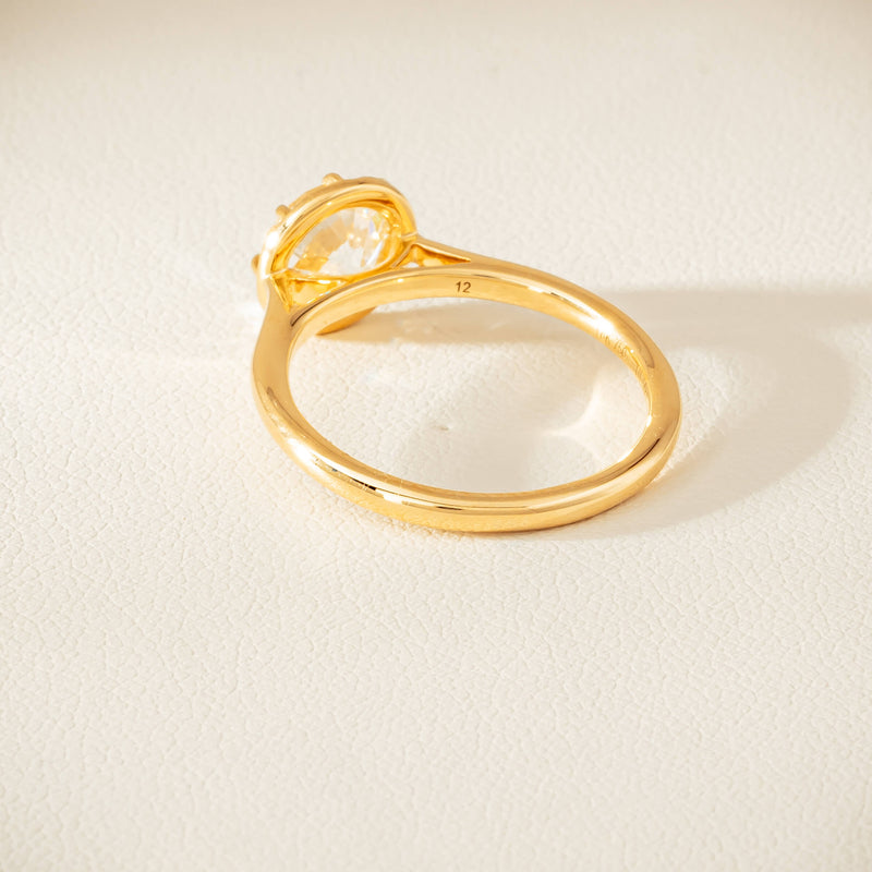 18ct Yellow Gold 1.50ct VS2 Diamond Dawn Ring - Ring - Walker & Hall