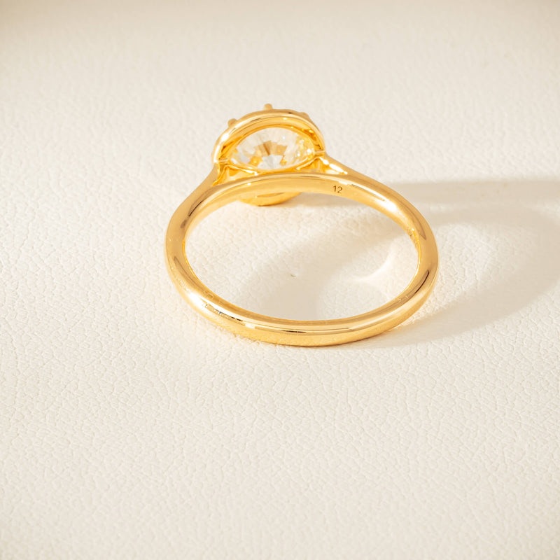 18ct Yellow Gold 1.50ct VS2 Diamond Dawn Ring - Ring - Walker & Hall