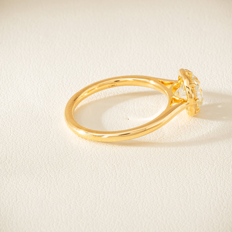 18ct Yellow Gold 1.50ct Diamond Dawn Ring - Ring - Walker & Hall