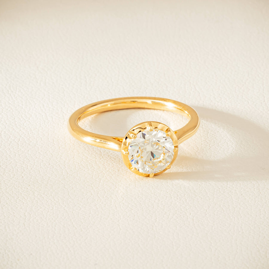 18ct Yellow Gold 1.50ct VS2 Diamond Dawn Ring - Ring - Walker & Hall