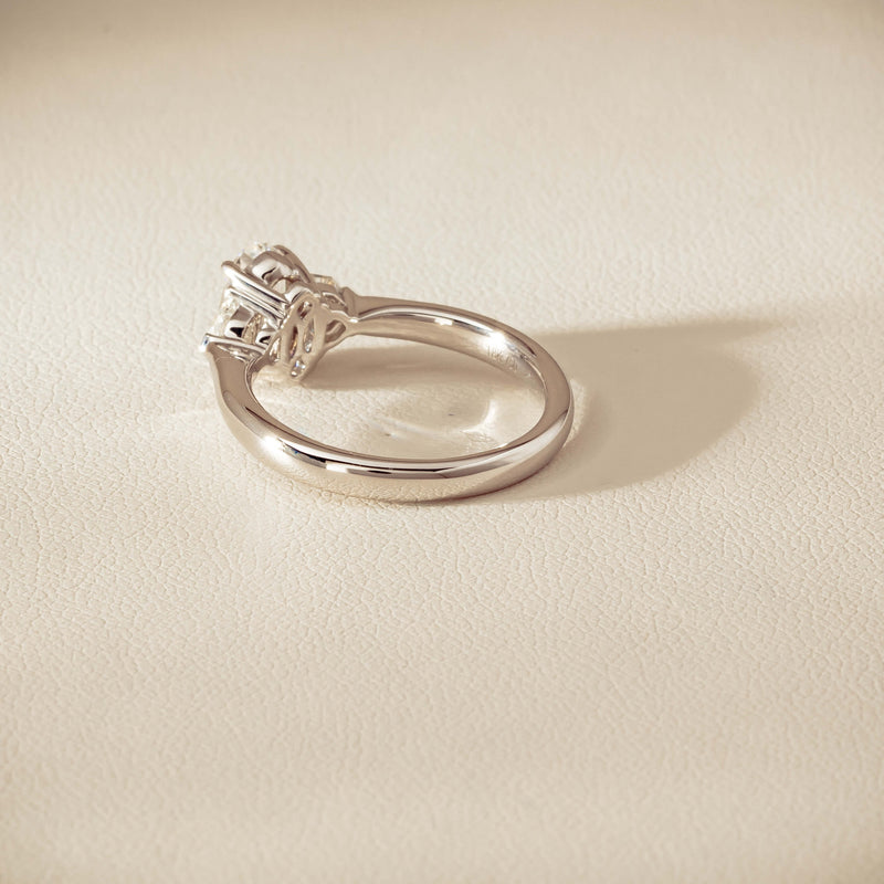 18ct White Gold 1.01ct Oval-Cut Diamond Ring - Ring - Walker & Hall