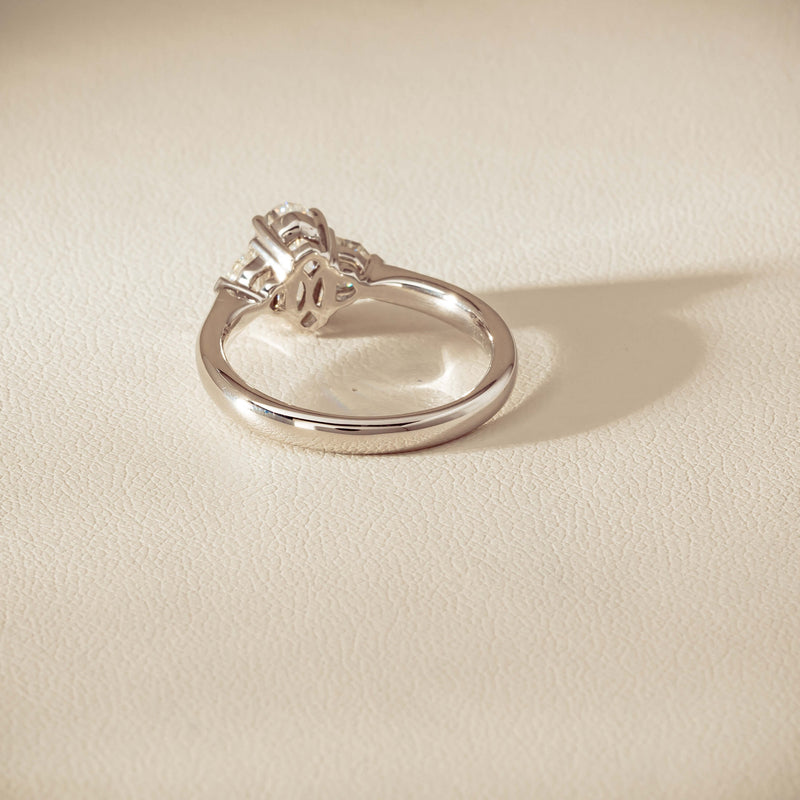 18ct White Gold 1.01ct Oval-Cut Diamond Ring - Ring - Walker & Hall