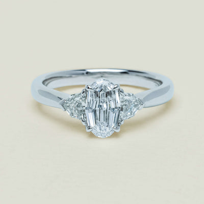 18ct White Gold 1.01ct Oval-Cut Diamond Ring - Ring - Walker & Hall