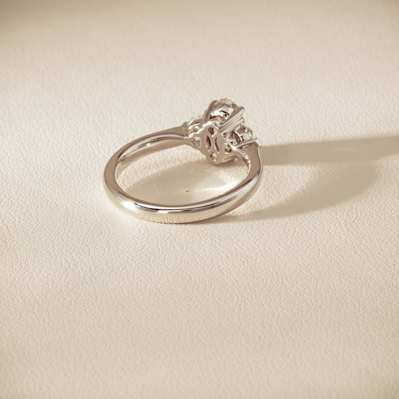 18ct White Gold 1.01ct Oval-Cut Diamond Ring - Ring - Walker & Hall