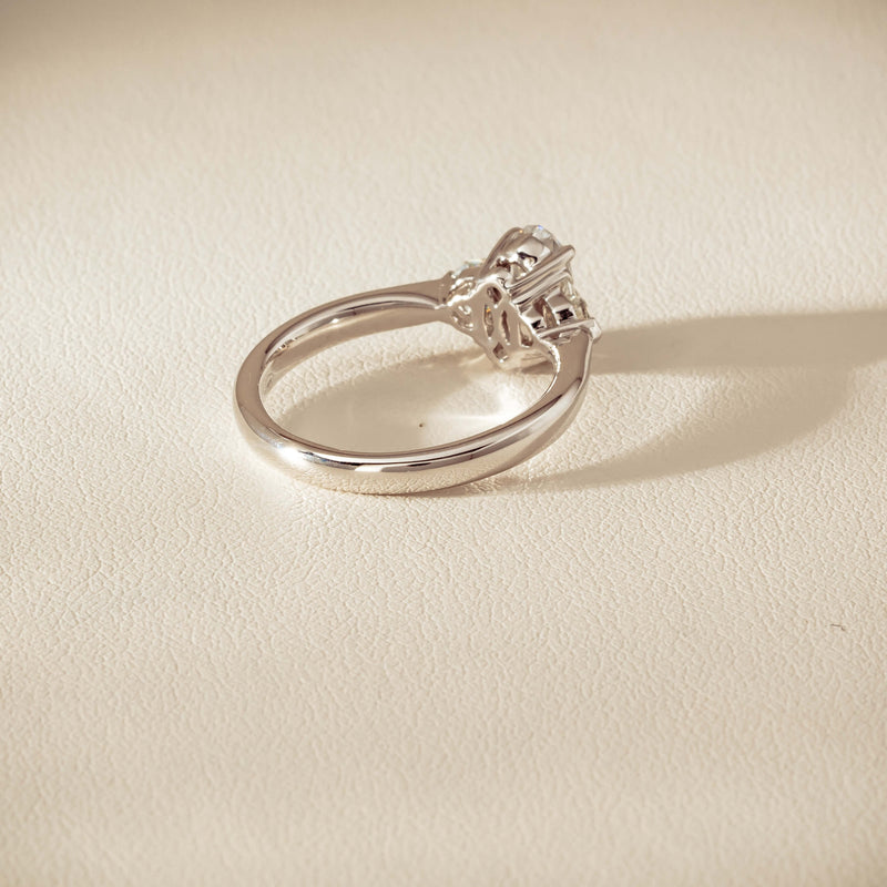 18ct White Gold 1.01ct Oval-Cut Diamond Ring - Ring - Walker & Hall