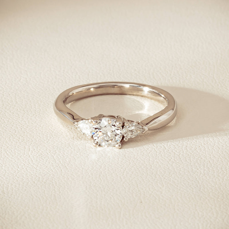 18ct White Gold .50ct Diamond Ayla Ring - Ring - Walker & Hall