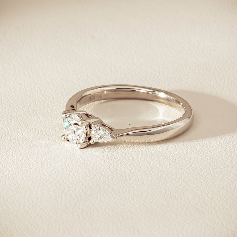 18ct White Gold .50ct Diamond Ayla Ring - Ring - Walker & Hall